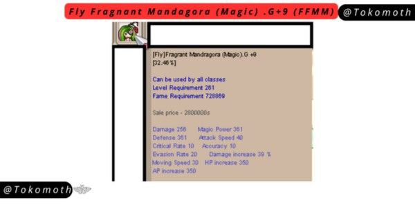 Fly Fragnant Mandagora (Magic) .G+9 (FFMM)