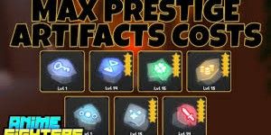 Max 1 Artifact U Want Anime Fighters Simulator (AFS)