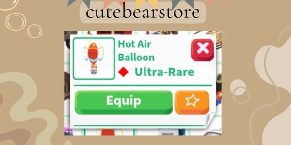 Hot Air Balloons | Adopt Me! Items
