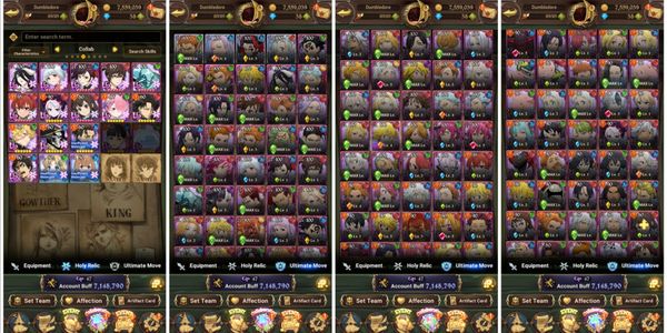 ASIA | ToG HR, Overlord HR, Shield Hero, AoT, 4 LR, DKM, AC, Mael 6/6, PM 6/6, T1U 6/6, Tyr 6/6 | UR 165 SSR 49 | Buff CC 7.1M 7319