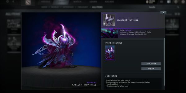 Crescent Huntress - Spectre Bundle Set Collector Cache 2023