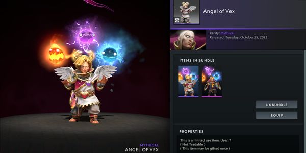 Angel of Vex - Invoker Set Bundle Collector Cache Diretide 2022