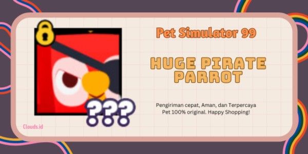 Huge Pirate Parrot