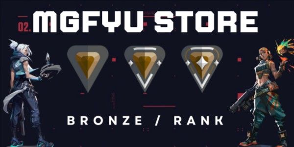 Bronze per rank