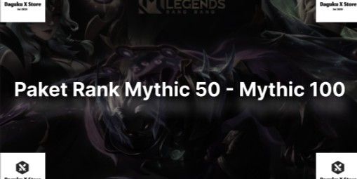 Paket Rank Mythic 50-Mythic 100