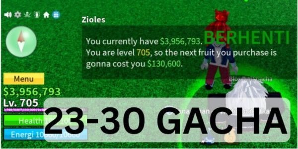 Bloxfruit Account Level 700+ |3M Money| 3 Million Money | Suitable for Gacha, Raid, etc