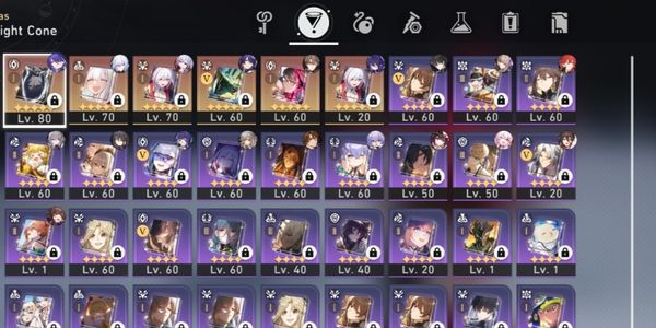 HSR Account (Lv 65) Acheron (Sign), Topaz (Sign), Ruan Mei, Sparkle , Seele, Bronya, Bailu, Jing Liu, Himeko, Clara, Welt