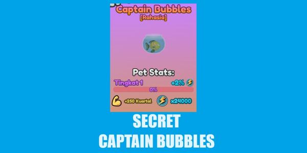 Beli Item Secret Captain Bubbles Yet a Friend Roblox Termurah Mei 2026 ...