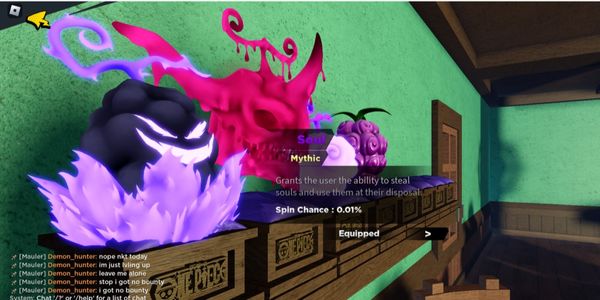 Fruit Battlegrounds Soul + Venom Account (High Level Soul + Unlock Soru + 2x XP Pass)