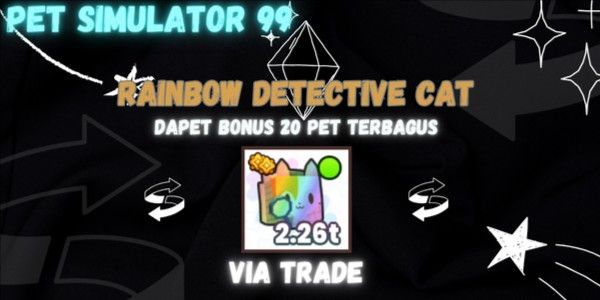 Rainbow Detective Cat