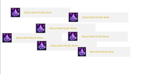 Abyss Giant Mystic Stone