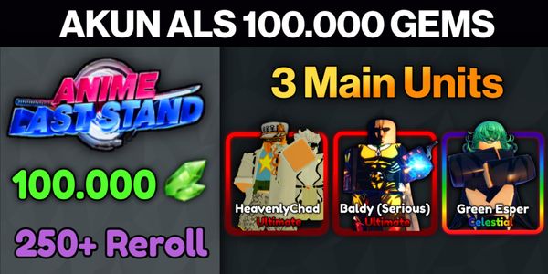 Anime Last Stand Account For Sale