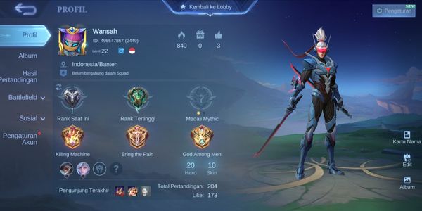 4 Digit ID Server Account