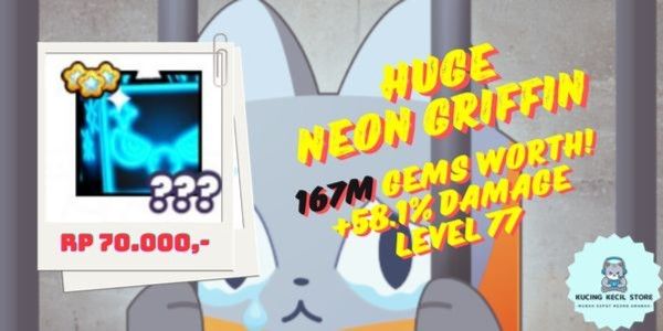 Huge Neon Griffin