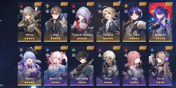 Asia HSR Account (Lv 61) Acheron (Sign) + Robin (Sign) + Topaz+ Dr Ratio +Welt + Yanqing