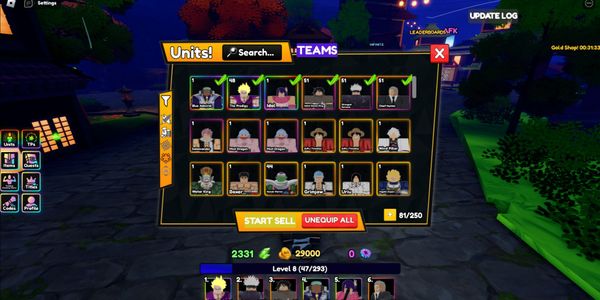 Last Stand Anime Account GG Spec
