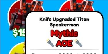 Knife Upgraded Titan Speakerman