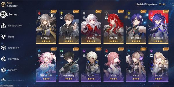 [ASIA] ACHERON, ARGENTI, CLARA, WELT, DR RATIO