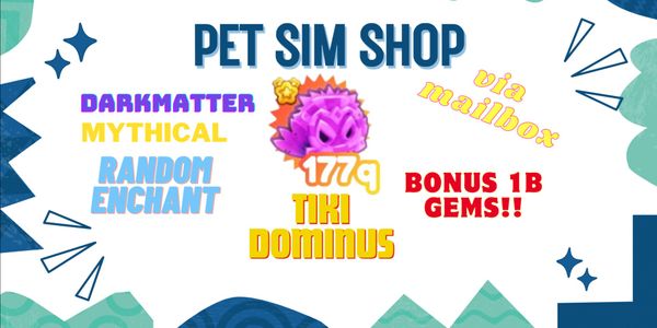Tiki Dominus ( Mythcal + Dark Matter) Enchant Random l Bonus 1B DM