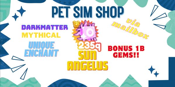 Sun Angelus ( Mythcal + Dark Matter) Unique Random l Bonus 1B DM