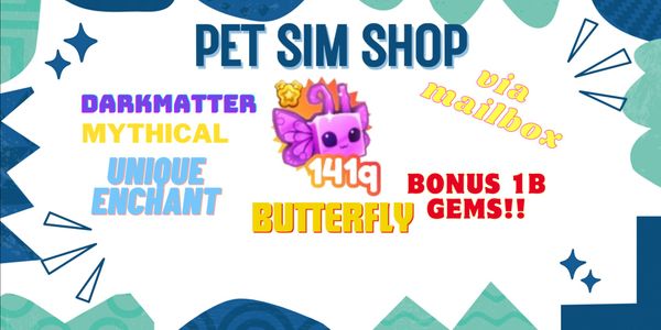 Butterfly ( Mythcal + Dark Matter) Unique Random l Bonus 1B DM