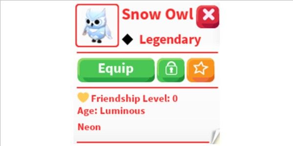 Snow Owl N Luminous
