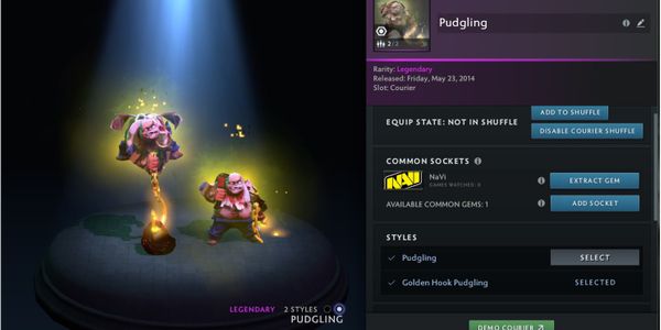 Golden Hook Pudgling (Courier) full unlock