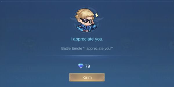 Battle Emote: I appreciate you