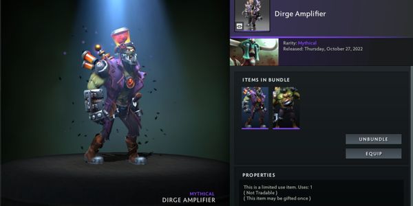 Dirge Amplifier (Diretide 2022 Collector's Cache)