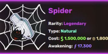Spider (Natural)