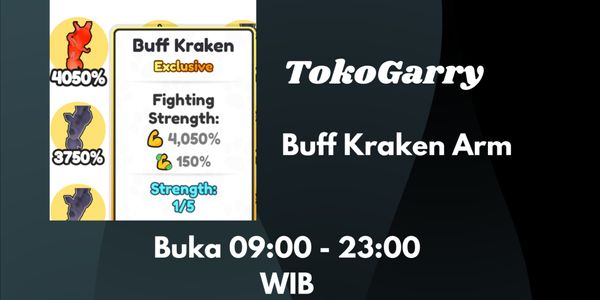 Buff Kraken Arm 4050% 150% Event Summer Arm Wrestle Simulator