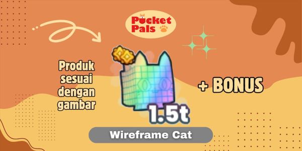 Rainbow Wireframe Cat