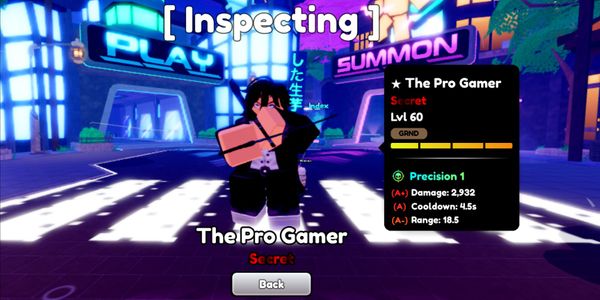 The Pro Gamer (Sung Jin Woo/SJW Evolved) PRECISION A+/A/A- ANIME DEFENDERS