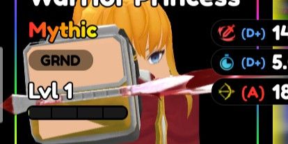Anime Defenders Warrior Princess