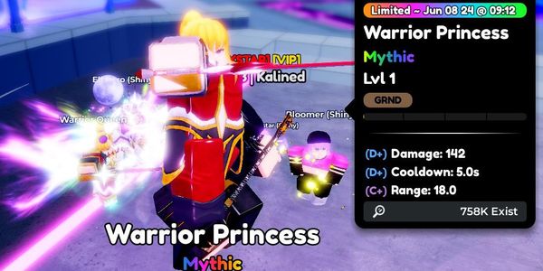 Warrior Princess Stat Random UnEvo | Anime Defender