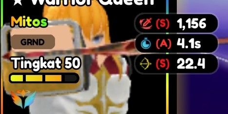 Anime Defenders - Warrior queen requiem stat sas