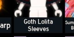 goth lolita sleeves royale high
