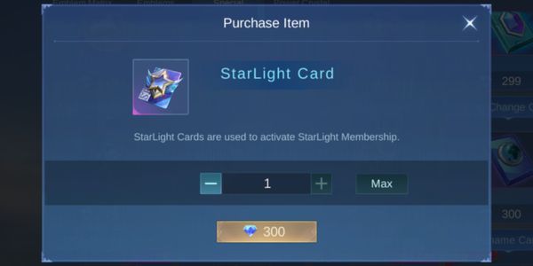 STARLIGHT CARD