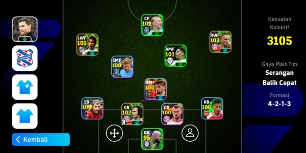 Ribery x Neves x Beckenbauer Epic Efootball Account