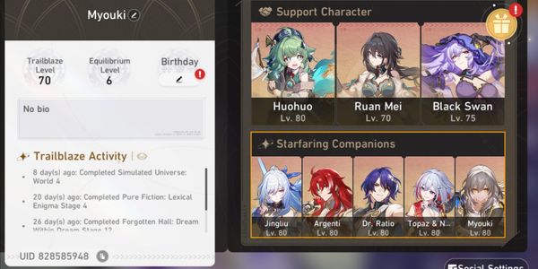 9 Limit 5 Sign Acheron/Huo/RuanMei/Ratio/Blackswan + Argenti Topaz Jingliu Robin