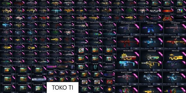 B1 SULTAN PARAH QC 140 HARI QR 140 HARI INVENTORY LEBIH DARI 400 ADA BERET SKULL SABER BARETTA OA KRISS AUG BANYAK