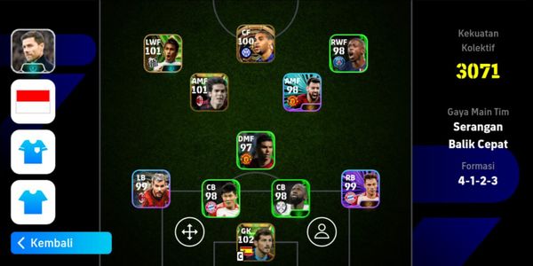 Big Time Efootball Account Adriano x Kaka x Pack England Region Japan