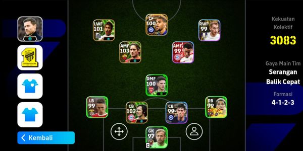 Big Time Efootball Account Adriano x Totti x Pack France Reg Japan