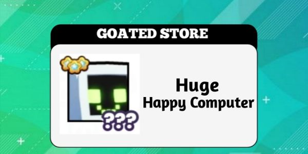 Huge happy computer