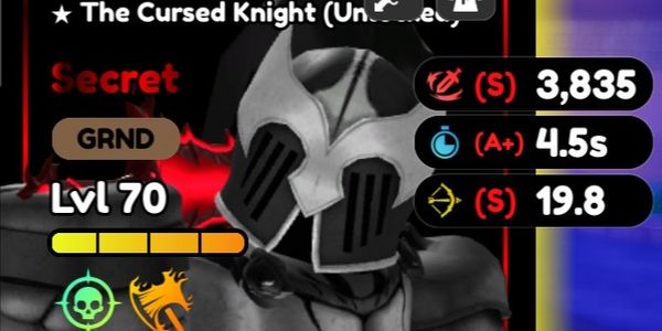 The Cursed Knight (Unlocked) || Anime Defenders