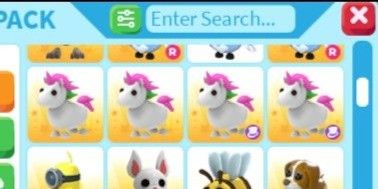Unicorn - Adopt Me Roblox - Legendary Pet (FULL GROWN)