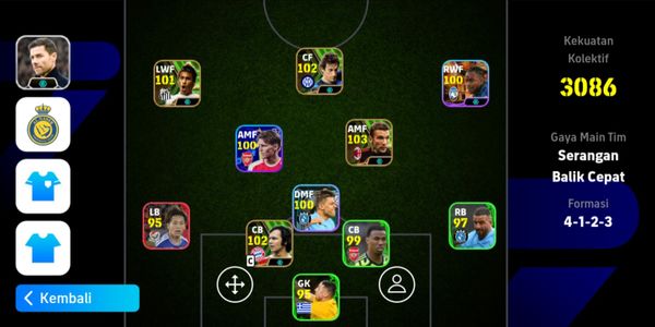 Epic Efootball Account Sevchenko x Beckenbauer x D.Millito x Lookman Reg JAPAN