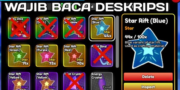 Beli Item Star Rift Bebas Pilih Anime Defenders Roblox Terlengkap dan ...