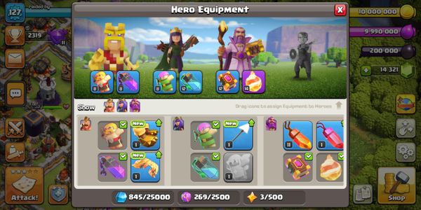 Town Hall 11 ALL MAX GEMS 14,321+