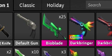 Buy Set 20x Bio Blade - Murdery Mystery 2 Murder Mystery 2 2836933 | itemku